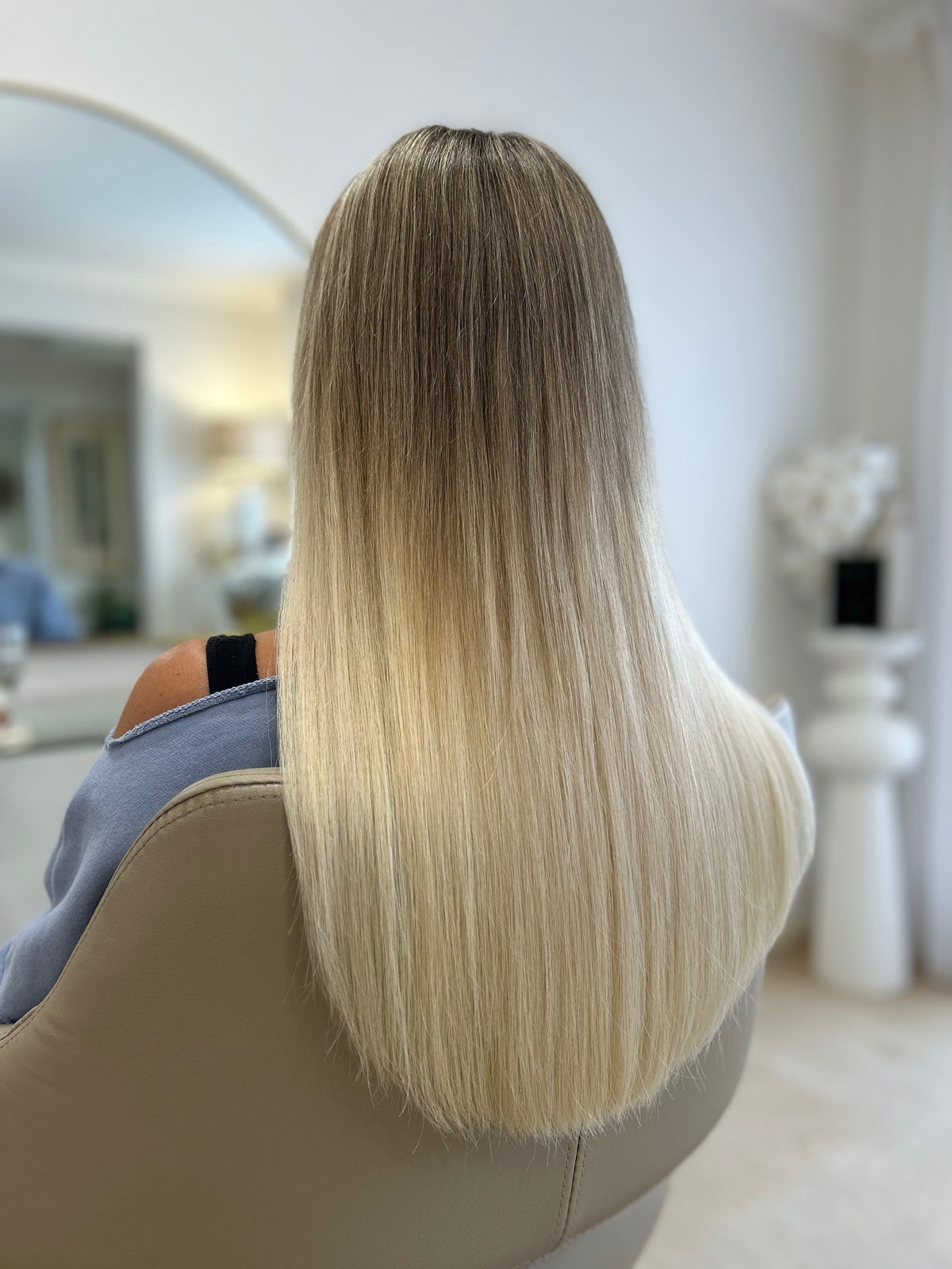 straight hair extensions 18 inches